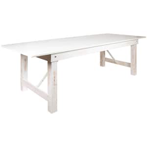 Antique Rustic White Dining Table