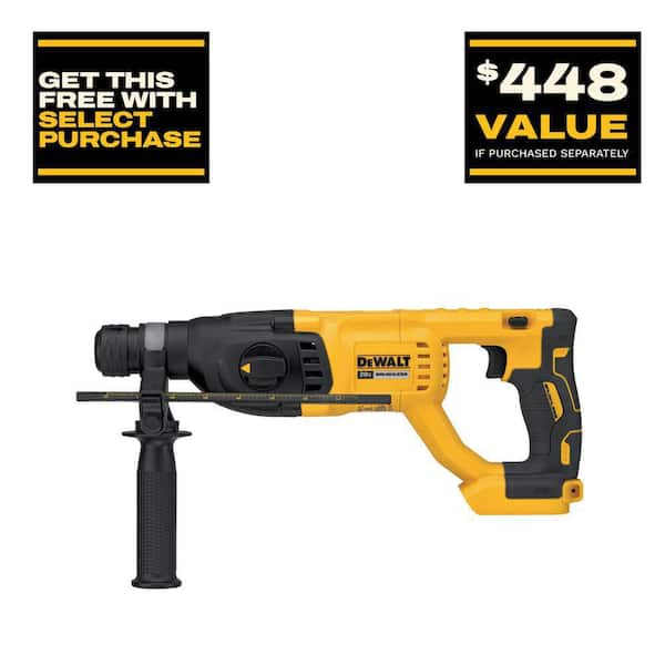 20V MAX Cordless Brushless 1 in. SDS Plus D-Handle Concrete and Masonry Rotary Hammer (Tool Only)