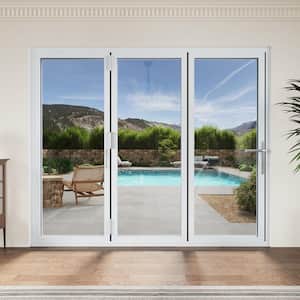 ARK DESIGN 108 in. x 80 in. Left Center Opening/Outswing Double ...