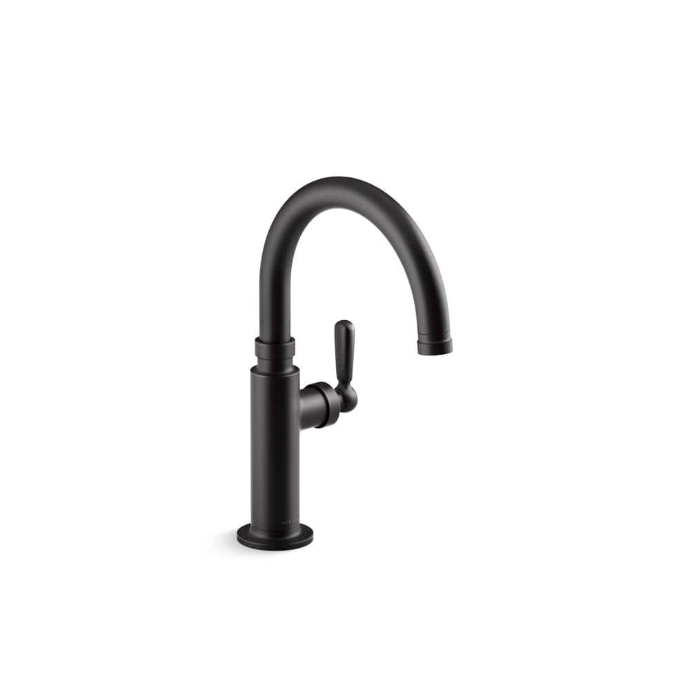 KOHLER Edalyn By Studio McGee SingleHandle Bar Faucet in Matte Black 28357BL The Home Depot