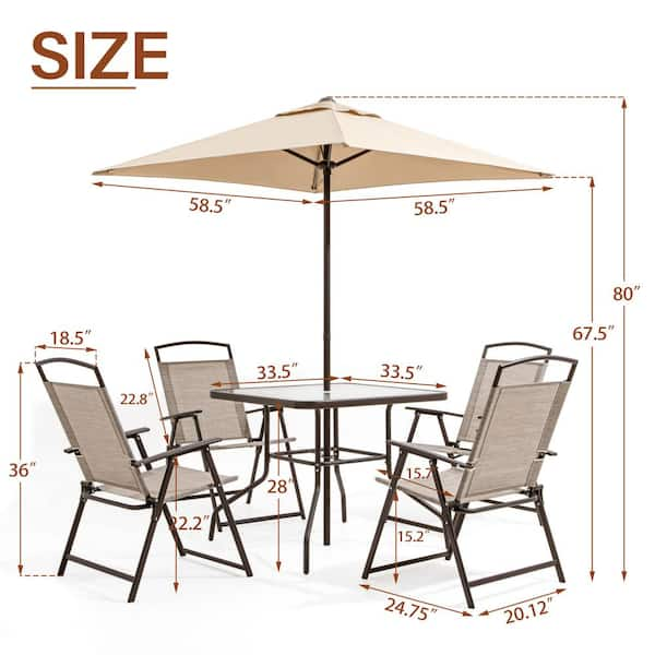 aldi gardenline 6 piece patio set