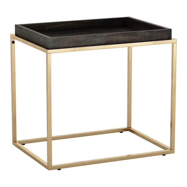 ZUO Jahre 22 in.W Black 20.5 in.H Rectangle Mango Wood End Table