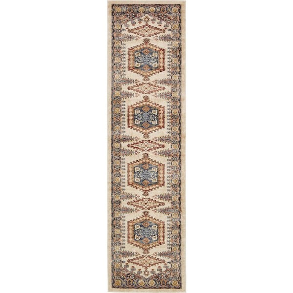 Utopia Larissa Beige 2' 7 x 10' 0 Runner Rug