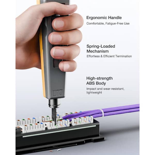 Yichuhaoxi 2-Piece Kit Professional Punch Down Impact Tool Set 110