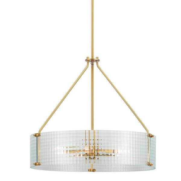 Westlyn 5-Light Brushed Brass Chandelier