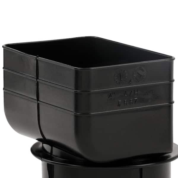 Advanced Drainage Systems - 4 in. Singlewall x 4 in. x 3 in. Downspout Adapter