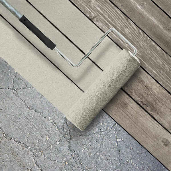 1 gal. #N350-2 Sawgrass Textured Low-Lustre Enamel Interior/Exterior Porch and Patio Anti-Slip Floor Paint