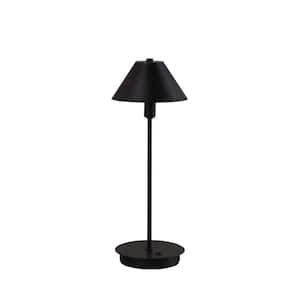 17.5 in Black LED Table Lamp