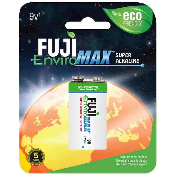 Fuji EnviroMax Super Alkaline 9-Volt Battery (1-Pack)