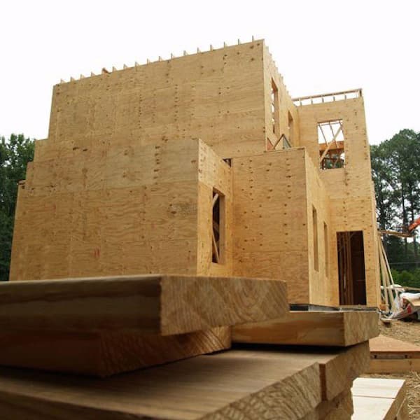 15/32 in. x 4 ft. x 8 ft. Southern Pine Plywood