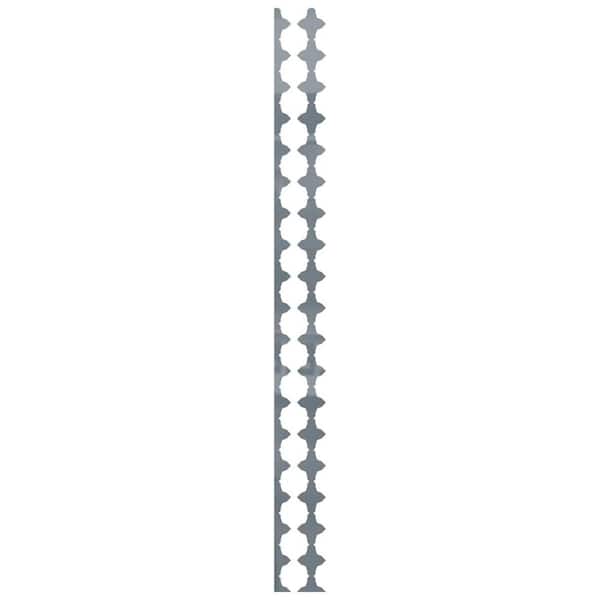 Ekena Millwork Pandora 0.125 in. T x 0.33 ft. W x 8 ft. L Dark Grey Acrylic Resin Decorative Wall Paneling 17-Pack