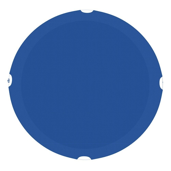 8 ft. Round Blue Above Ground Pool Winter Cover with 4 ft. Overlap, Swimming Pool Cover Protector Winter Safety Cover