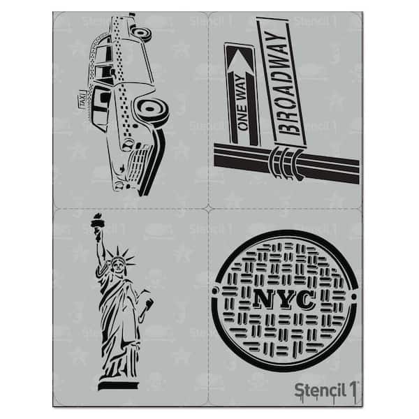 Stencil1 NYC Stencil (4-Pack)