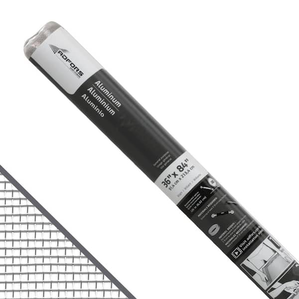 36 in. x 84 in. Bright Aluminum Screen Roll for Windows and Door