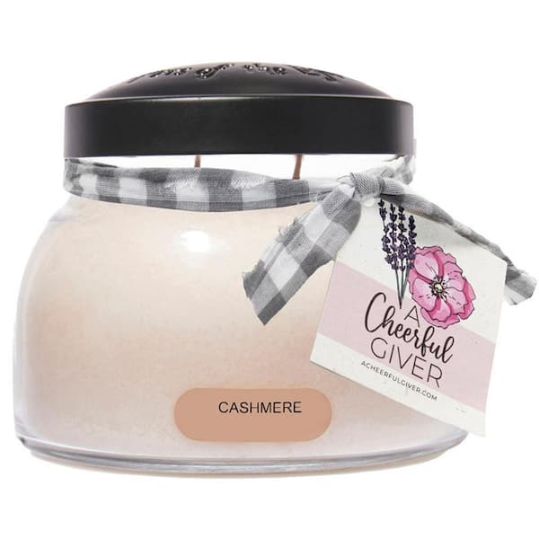 Keepers of the Light Beige Cashmere 2-Wick 22 oz. Mama Candle