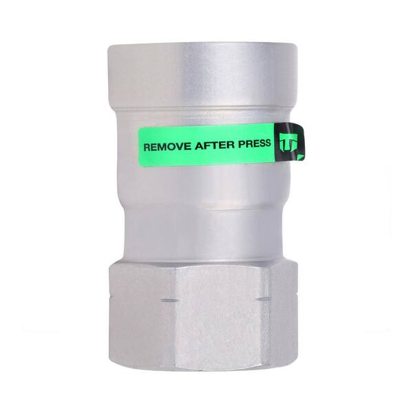 T TITANPRESS - 1-1/4 in. Carbon Steel Press x FPT Female Adapter EPDM Mechanical