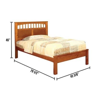 Twin Oak Beds Bedroom Furniture, Wood Twin Bed Frame