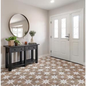 Llama Stella Loire Verso Noce 9-3/4 in. x 9-3/4 in. Porcelain Floor and Wall Tile (10.88 sq. ft./Case)
