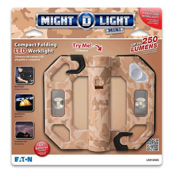 Might D Light 200 Lumen Mini Compact Folding LED Work Light