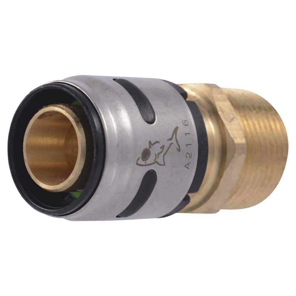 3/4 in. Push-to-Connect EVOPEX x MNPT Brass Adapter Fitting (6-Pack) price history on PriceWatchPro