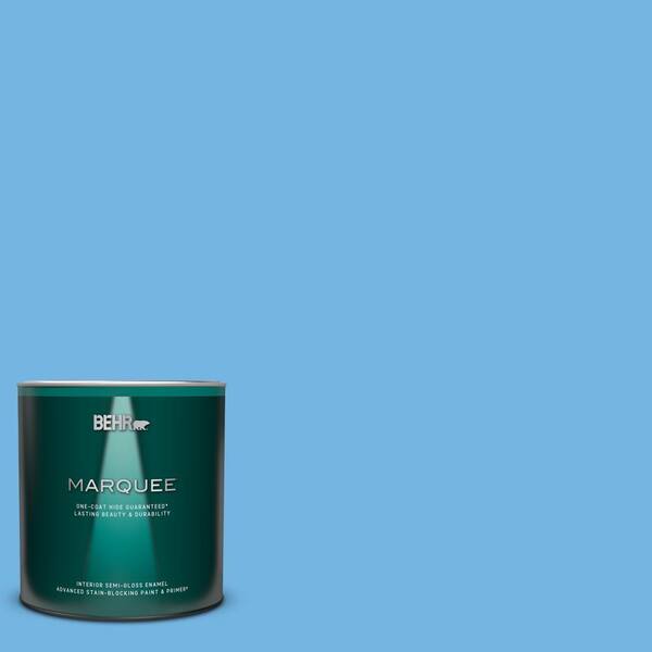 BEHR MARQUEE 1 qt. #P510-4 Electra Semi-Gloss Enamel Interior