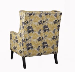 Weston Yellow Wingback Chair