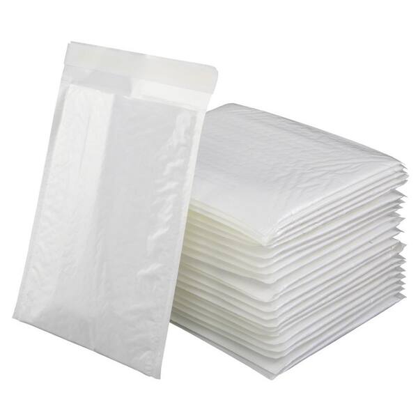Winado 7.5 in. x 8 in. Poly Bubble Mailers Self Seal Mailing Envelopes Book Mailers (100-Pack)