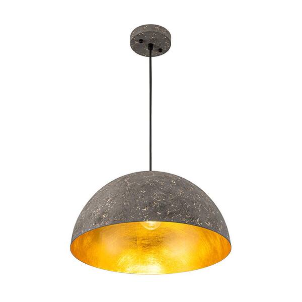 ライト・ランタン KURASHI MADE Dome Look tech country HUOKU PCover Modern Farmhouse 15.7 in. W 1-Light Dome