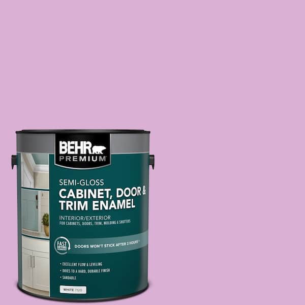 BEHR PREMIUM 1 gal. #P110-3 BFF Semi-Gloss Enamel Interior/Exterior Cabinet, Door & Trim Paint