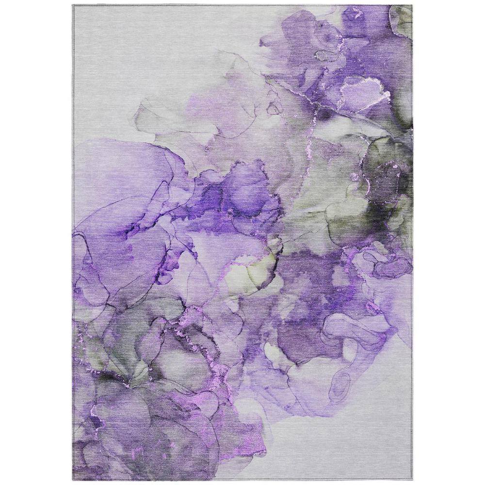 Purple 9 ft. x 12 ft. Woven Abstract Polyester Rectangle Indoor/Outdoor Area Rug price history on PriceWatchPro