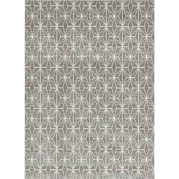 Jill Zarin Uptown Collection Fifth Avenue Gray 9' 0 x 12' 0 Area Rug