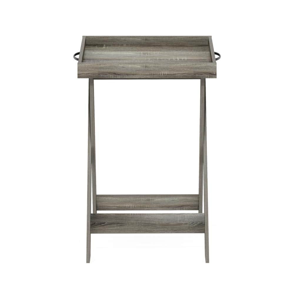 French Oak Classic Removable Tray Outdoor Tray Table