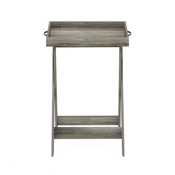 Furinno Montale 18.9 in. French Oak Rectangle Wood End Table with