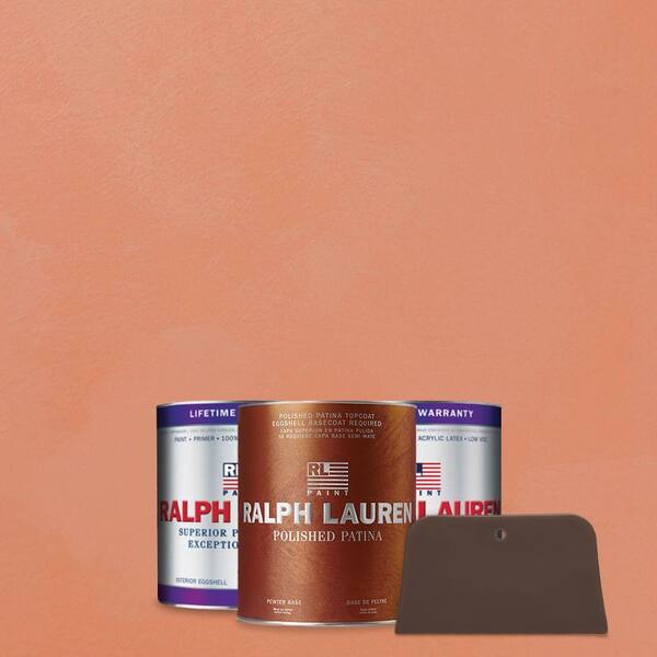 Ralph Lauren 1 qt. Rosa Aurora Pewter Polished Patina Interior Specialty Paint Kit