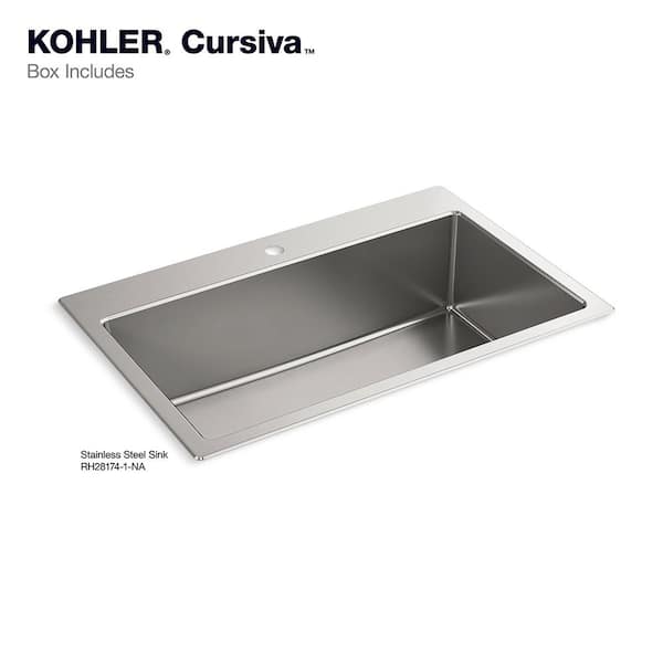 Kohler K-28178-DVG Cursiva Silicone Sink Mat