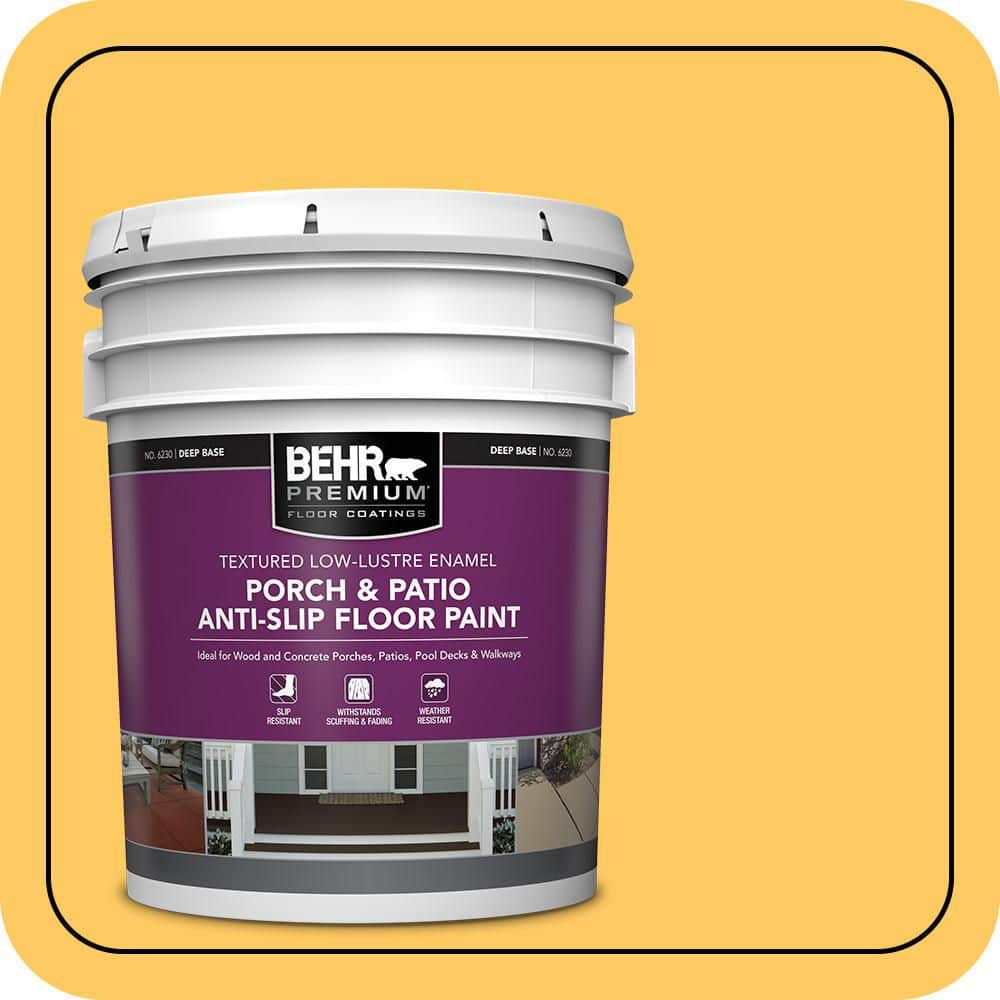 5 gal. #P260-6 Smiley Face Textured Low-Lustre Enamel Interior/Exterior Porch and Patio Anti-Slip Floor Paint price history on PriceWatchPro