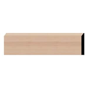 WM618 0.56 in. D x 5.25 in. W x 96 in. L Wood Cherry Baseboard Moulding