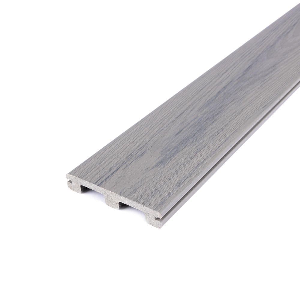 Altitude 1 in. x 5-1/2 in. x 12 in. Trailstone Gray Slotted Composite Deck Board Sample price history on PriceWatchPro