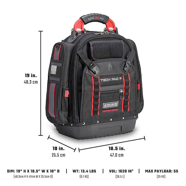 VETO PRO PAC 19 in. TECH PAC P Large Customizable Service Tech