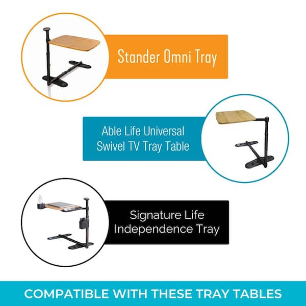 Omni Tray - Swivel TV Tray Table & Stand Assist