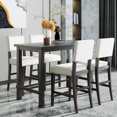 black high top dining room set