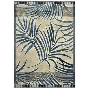 Panama Jack Original Palm Blueberry 1 ft. 10 in. x 3 ft. Accent Rug