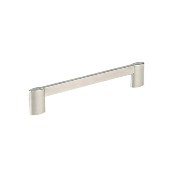 Richelieu Hardware Georgetown Collection 6 5/16 in. (160 mm) Brushed Nickel Modern  Cabinet Bar Pull BP8728160195 - The Home Depot