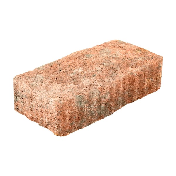 Pavestone Clayton 7 in. L x 3.5 in. W x 1.77 in. H Antique Red Concrete Paver