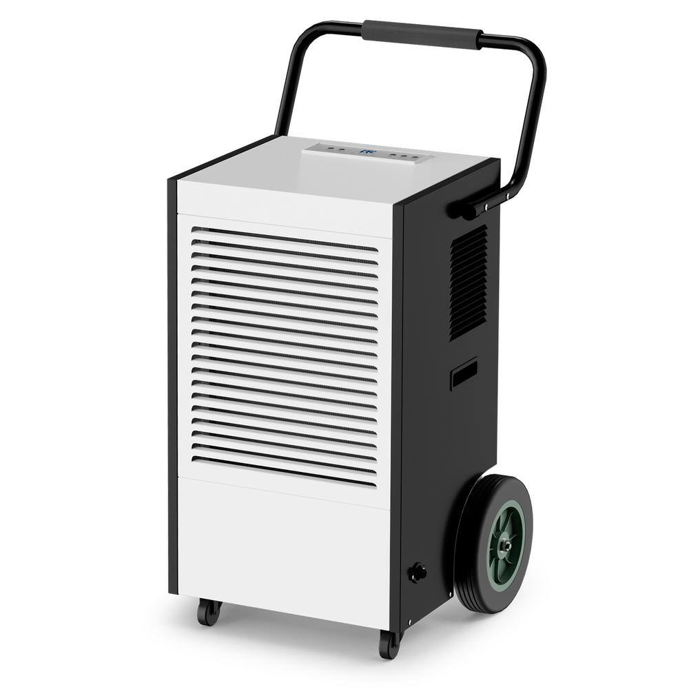 225 pt. 8,000 sq. ft. Bucketless Commercial Dehumidifier in White with Drain Hose, Heavy-Duty Industrial Dehumidifier price history on PriceWatchPro