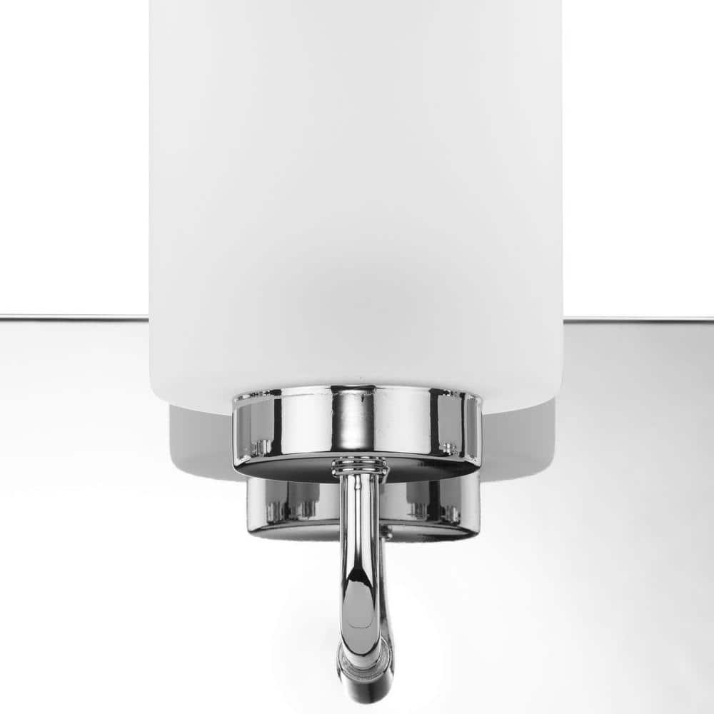 Merry Collection 4-Light Polished Chrome Bath Vanity Light