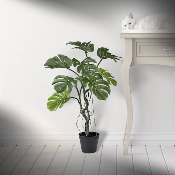 Regency International 28 in Green Artificial Monstera in Pot
