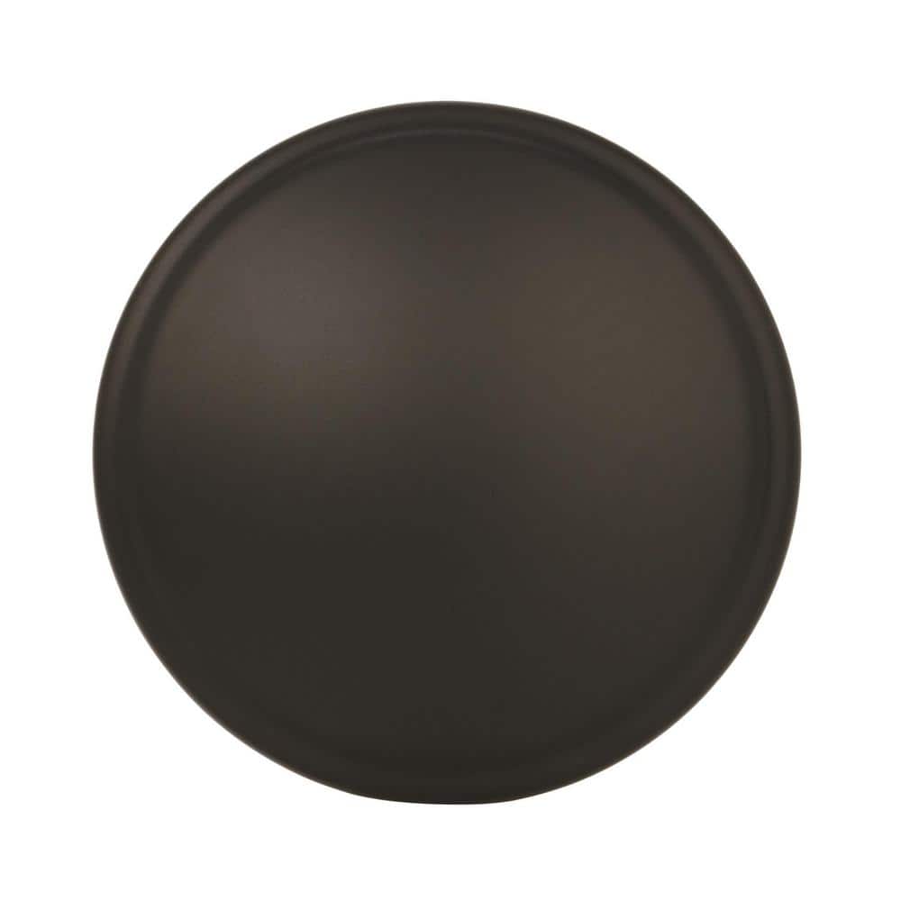 Matte Black Round Cabinet Knob Multipack, 1-1/4 inch Diameter