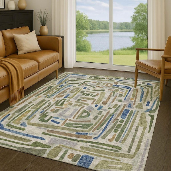 Addison Rugs Chantille Machine Washable Indoor/Outdoor Abstract