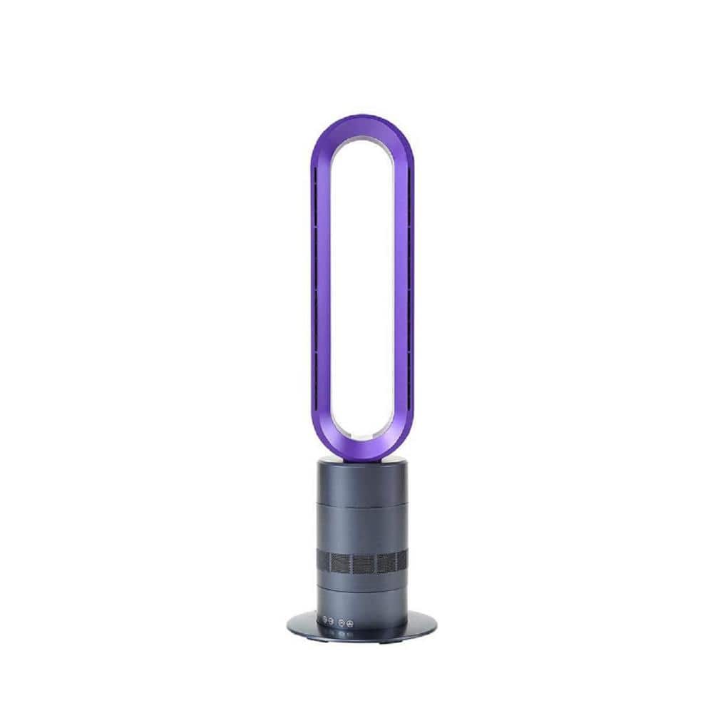 32 in. Space Heater Bladeless Tower Fan, Heater and Fan Combo, 9H Timer 10 